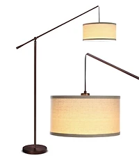 Hudson 70" Led Arc Floor Lamp with Adjustable Height