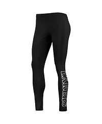 Women's G-iii Sports by Carl Banks Black Los Angeles Lakers Stadium Leggings