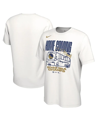 Men's Nike White Golden State Warriors 2022 Nba Finals Champions Celebration Parade T-shirt