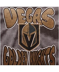 Newborn and Infant Boys Girls Black, White Vegas Golden Knights Monterey Tie-Dye Two-Pack Bodysuit Set