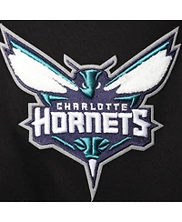 Men's Pro Standard Black Charlotte Hornets Logo Pullover Hoodie