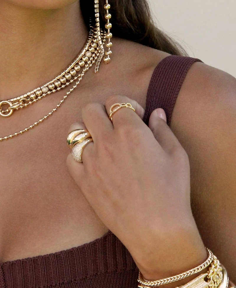 Ettika 18K Gold Timeless Glamour Ring Set