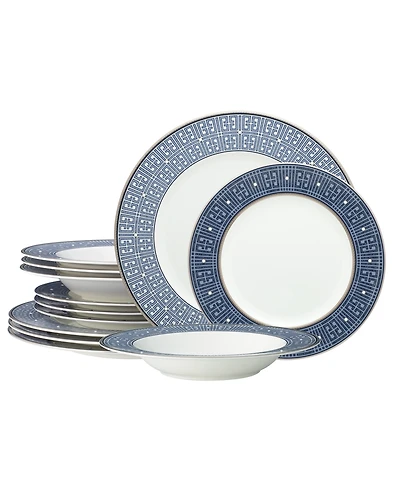 Noritake Infinity Blue 12 Piece Set, Service for 4