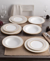 Noritake Noble Pearl 12 Pc. Set, Service For 4