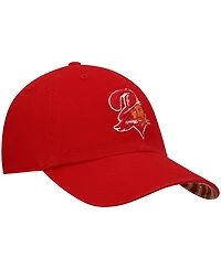 Men's x Zubaz Red Tampa Bay Buccaneers Undervisor Clean Up Adjustable Hat