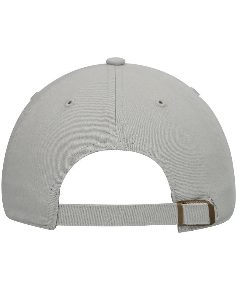 Men's '47 Brand Gray Washington Commanders Script Clean Up Adjustable Hat