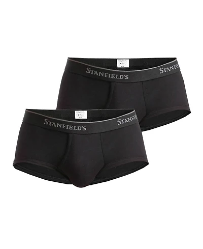 Stanfield's Men's Supreme Cotton Blend Regular Rise Briefs, Pack of 2