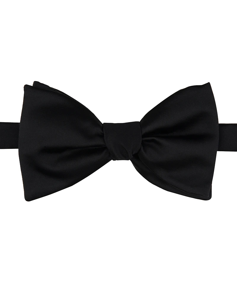 Alfani Men's Oversized Satin Solid Bow Tie, Created for Macy's