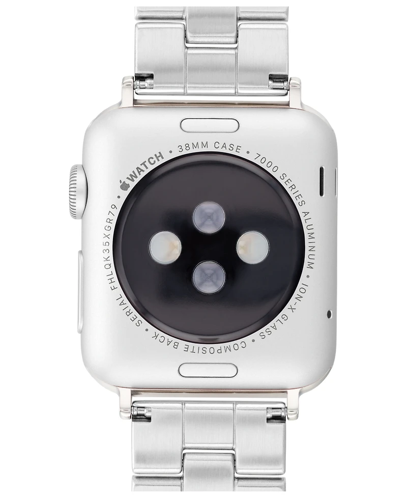 Coach Stainless Steel Crystal Bracelet Apple Watch, 38, 40, 41mm
