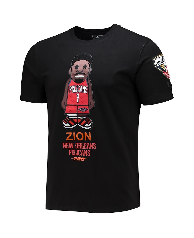 Men's Pro Standard Zion Williamson Black New Orleans Pelicans Caricature T-shirt