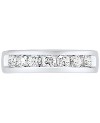 Grown With Love Men's Lab Diamond Band (1-1/2 ct. t.w.) 10k White Gold