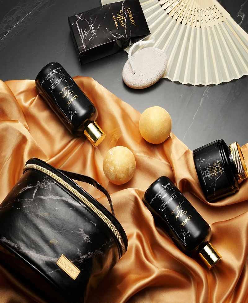 Lovery 7-Pc. Noir Luxury Body-Care Gift Set
