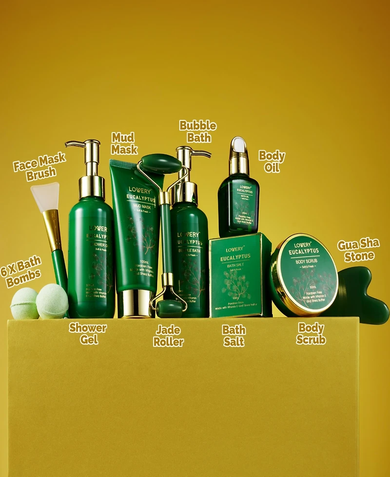 Lovery 16-Pc. Eucalyptus Self-Care Gift Set