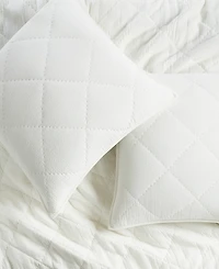 Hotel Collection Dobby Diamond 2-Pc. Sham Set, European, Exclusively at Macy's