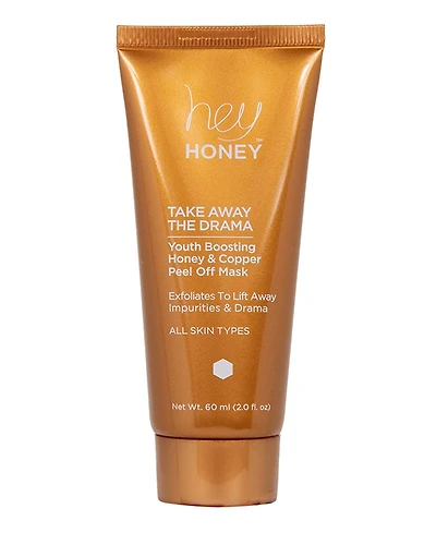 Hey Honey Take Away The Drama Youth Boosting Honey and Copper Peel Off Mask, 60 ml
