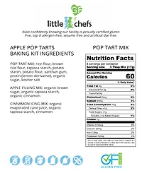 Little Gf Chefs Apple Pop Tarts Gluten Free Baking Kit