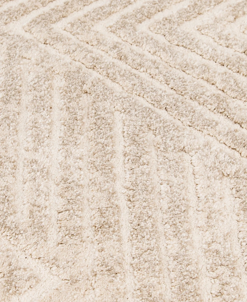 Mink Home Leisure Cove Lace 2'3" x 7'7" Runner Area Rug