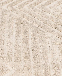 Mink Home Leisure Cove Lace 2'3" x 7'7" Runner Area Rug