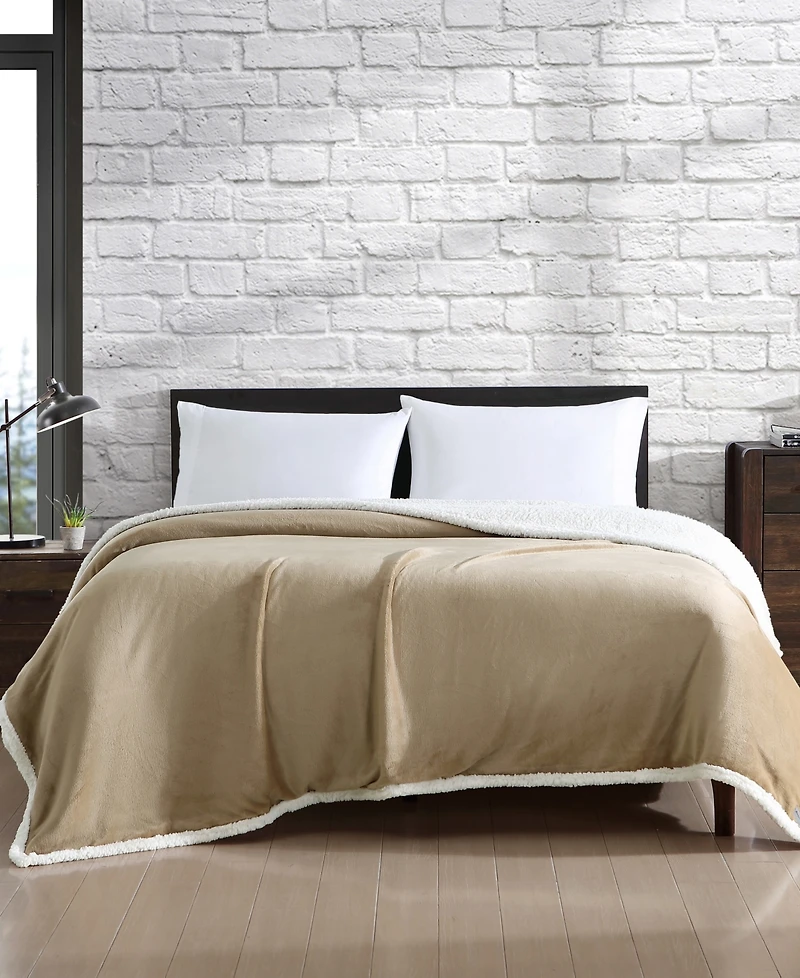 Eddie Bauer Solid Ultra Soft Plush Blanket, King