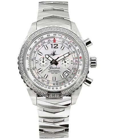 Abingdon Co. Women's Jackie Chronograph Multifunctional Stainless Steel Bracelet Watch 41-1/2mm