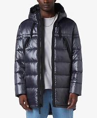 Marc New York Men's Barreto Super Wet Cire Parka with Grossgrain Trim