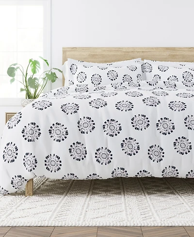 Kaycie Gray Tie Dye 3-Pc. Duvet Cover Set