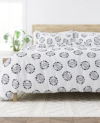 Kaycie Gray Tie Dye 3-Pc. Duvet Cover Set
