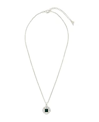 Sterling Forever Cubic Zirconia Hermia Pendant Necklace