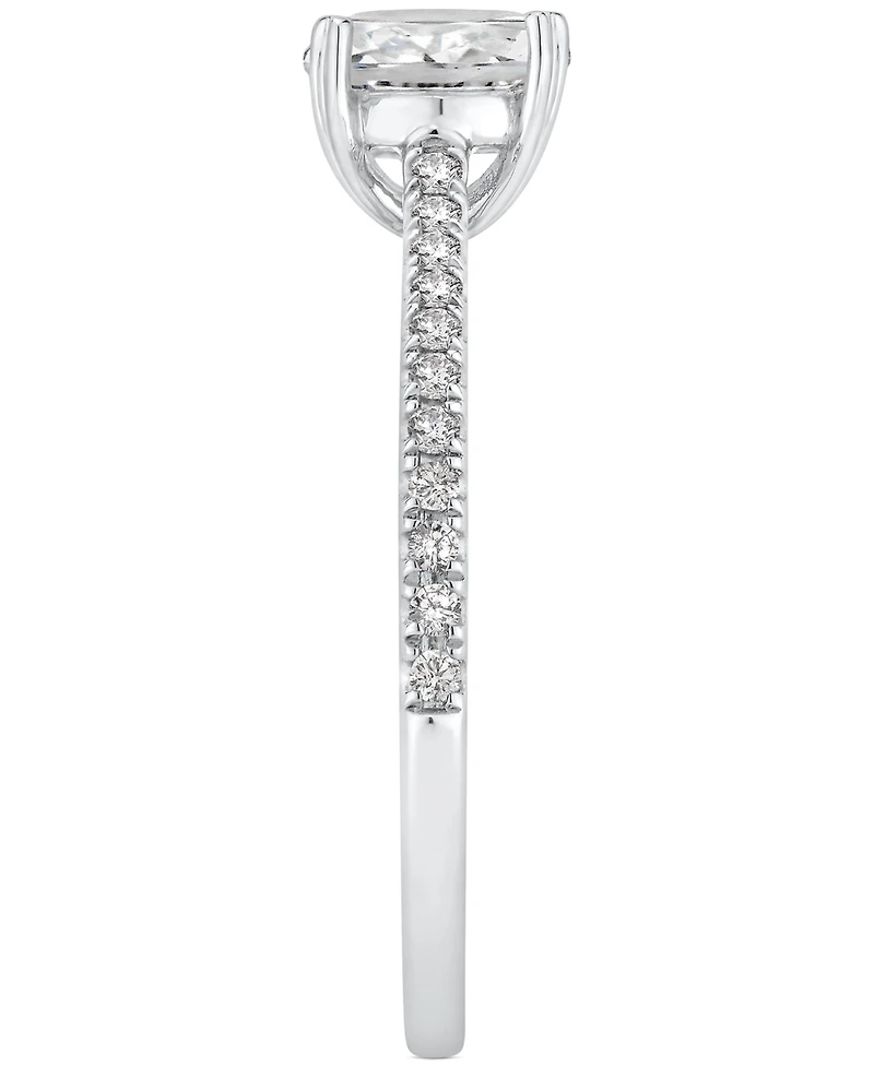Gia Certified Diamond Engagement Ring (1-1/4 ct. t.w.) in 14k White Gold
