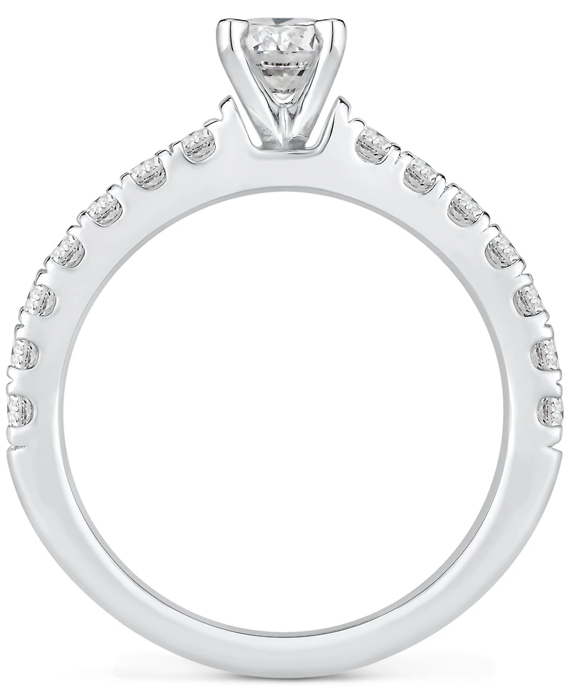 Gia Certified Diamond Engagement Ring (1 ct. t.w.) in 14k White Gold