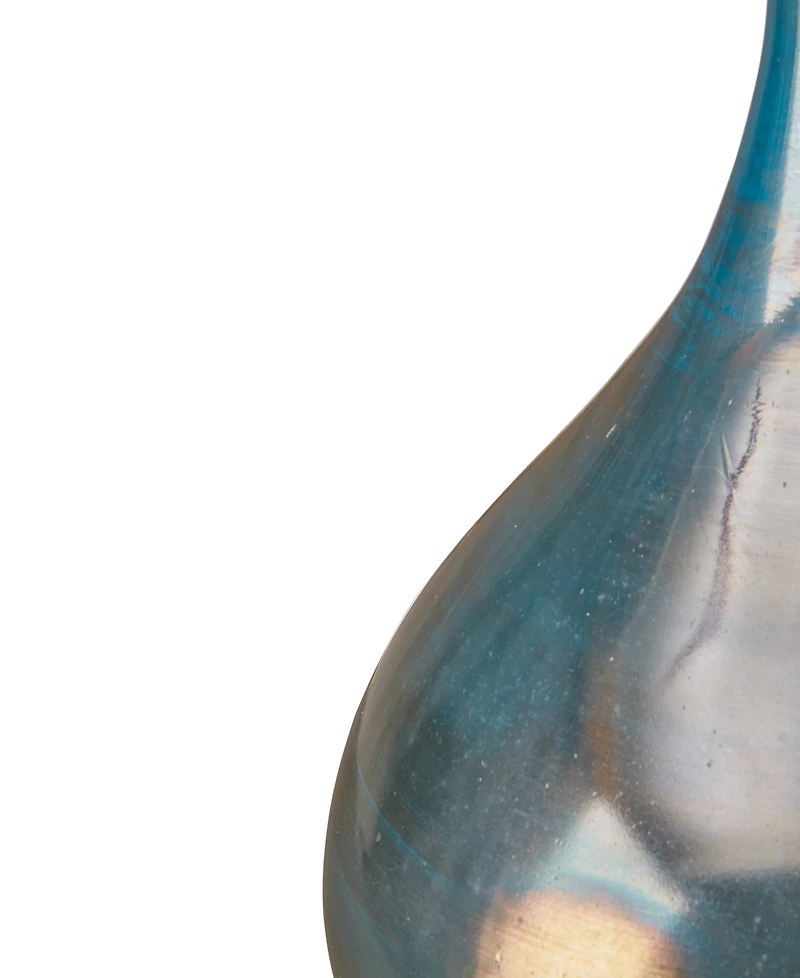 Madison Park Signature Aurora Handmade Rainbow Glass Vase Set of 3