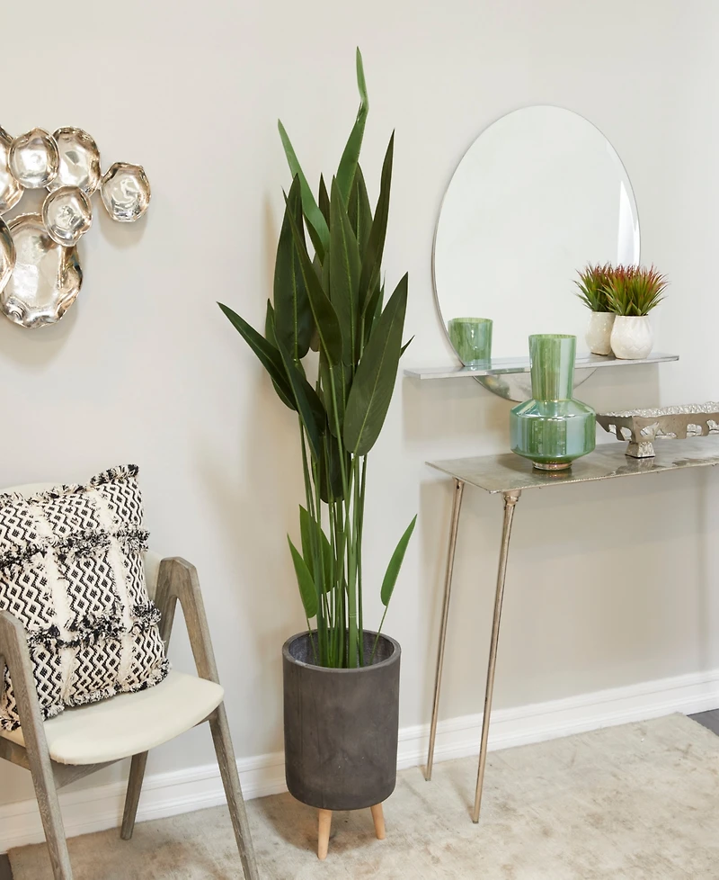 Contemporary Bird of Paradise Artificial Plant, 61"
