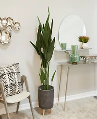 Contemporary Bird of Paradise Artificial Plant, 61"