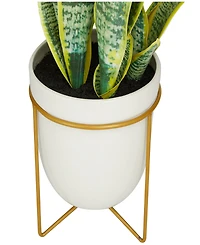 Traditional Snake Artificial Plant, 25"
