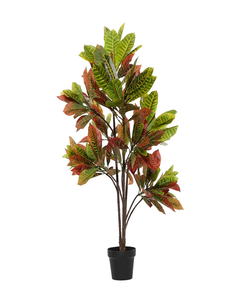 Traditional Croton Artificial Plant, 50"