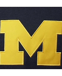 Women's Colosseum Navy Michigan Wolverines Big Logo Team Pullover Hoodie