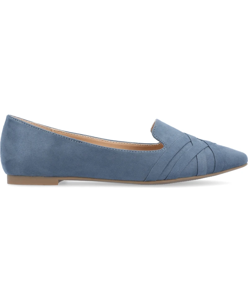 Journee Collection Women's Mindee Pointed Toe Flats