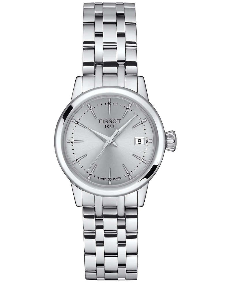 Tissot Women's Classic Dream Grey Stainless Steel Bracelet Watch 28mm