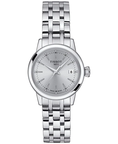 Tissot Women's Classic Dream Grey Stainless Steel Bracelet Watch 28mm