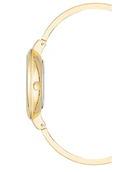 Anne Klein Women's Gold-Tone Alloy Bangle Watch 32mm and Bracelet Set