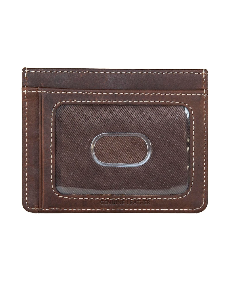Lucky Brand Men's Western Embossed Leather Card Case