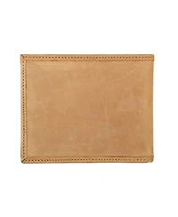 Lucky Brand Men's Flag Embossed Leather Bifold Wallet