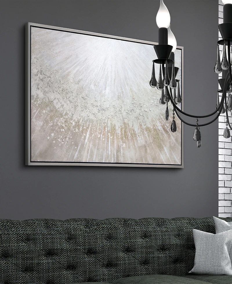 Empire Art Direct Pellets Textured Glitter Hand Painted Canvas Wall Art, 32" x 48"