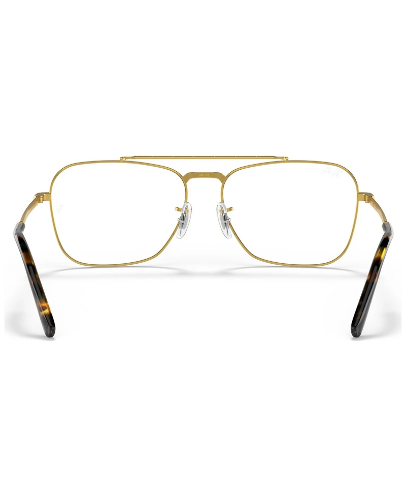 Ray-Ban Unisex Square Eyeglasses, RX3636V58-o