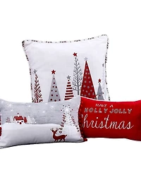 Southshore Fine Linens Holly Jolly Lane Reversible 6-Pc. Comforter Set, Twin