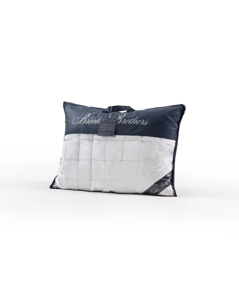 Brooks Brothers 100% Cotton Filled Pillow, Standard/Queen