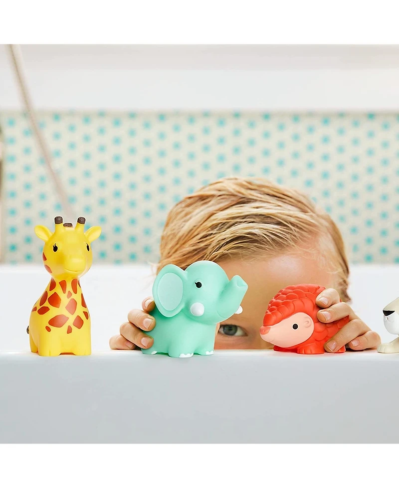 Munchkin Toddler Wild Animal Baby Bath Toy Squirts, 8 Pack