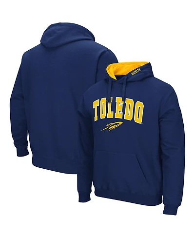 Colosseum Men's Toledo Rockets Arch and Logo Pullover Hoodie