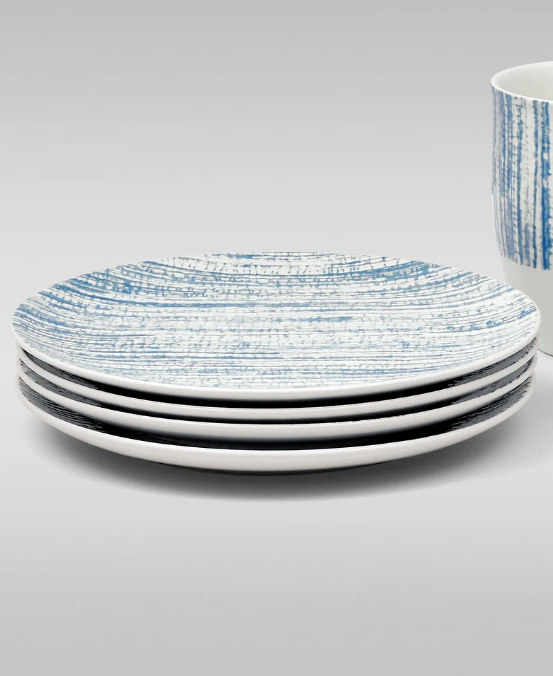 Colorwave Weave Set Of 4 Accent Plates, 8.25"