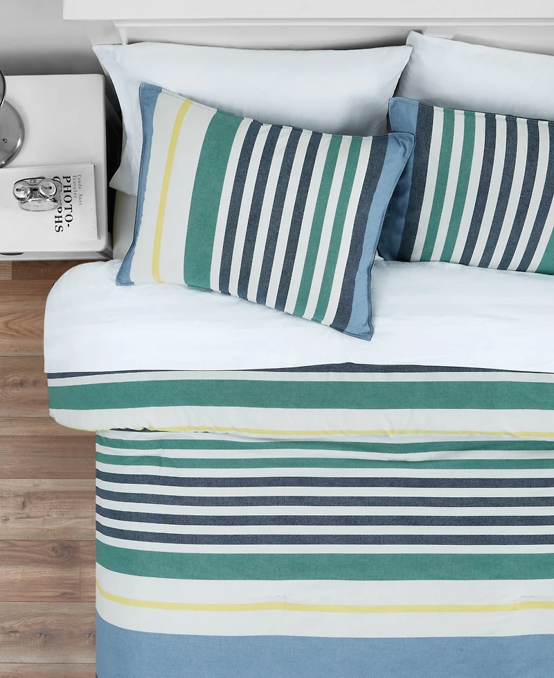 Nautica Dover Reversible 3-Piece Comforter Set, King